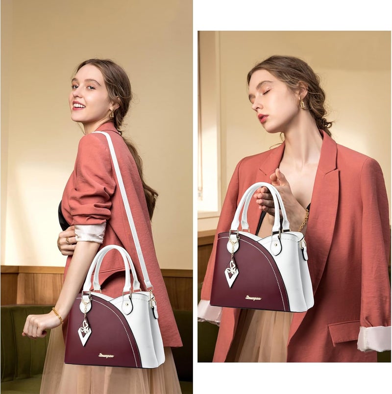 SiMYEER Purses and Handbags Top Handle Satchel Shoulder Bags Messenger Tote Bag for Ladies - Image 2